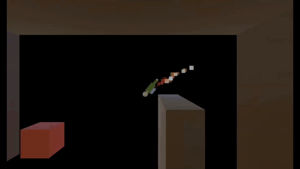 Gameplay footage of Jetpack Tunnel